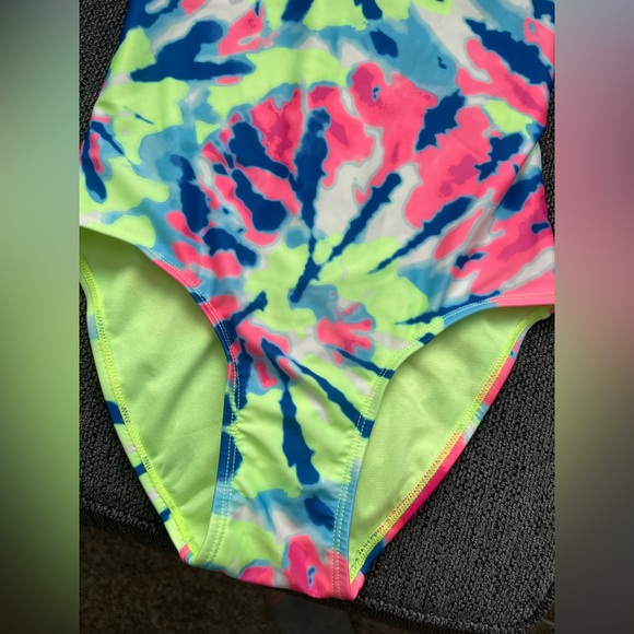 ✨ Justice Sport Girls’ One-Piece Tie-Dye Swimsuit ✨ - Picture 5 of 10